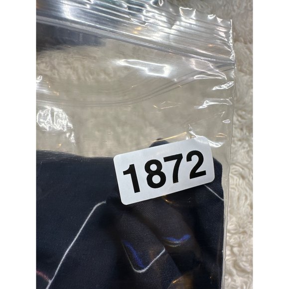 Elk the Label Dress Womens Large Scribble Print Shift Midi Blue Lagenlook - Picture 10 of 11